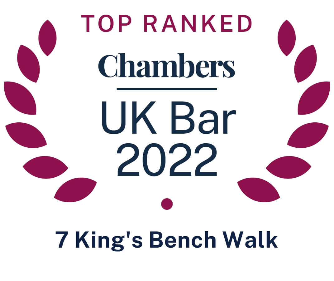 7KBW ranked as leading set in 7 practice areas in Chambers & Partners 2022