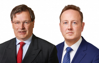 Two men in dark suits.
